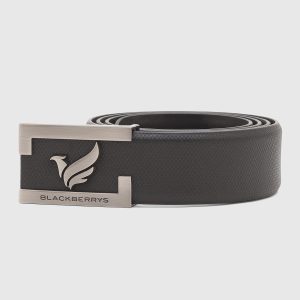 Must Haves Leather Black Textured Belt - New Grabirde